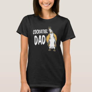 Cockatiel papa papegaai vogel voor huisdier eigena t-shirt