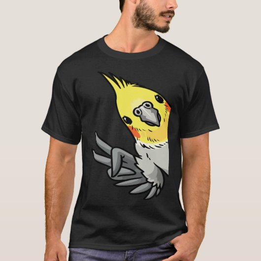 Cockatiel Parrot From Side T-shirt (Voorkant)