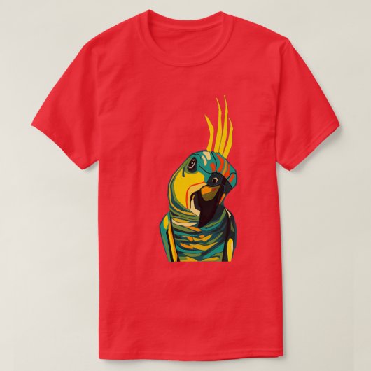 Cockatiel parrot Lover Art T-shirt (Design voorkant)