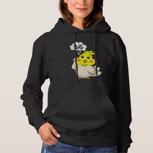 Cockatiel Parrot T Hoodie (Voorkant)