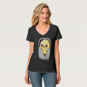 Cockatiel Pocket Quarrion Weiro Bird Parrot T-shirt (Voorkant volledig)