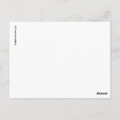 Cockatiel Pop Art Briefkaart (Achterkant)