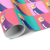 Cockatiel Pop Art Cadeaupapier (Rol Hoek)