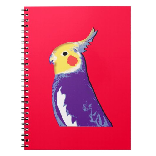 Cockatiel Pop Art Notitieboek (Voorkant)