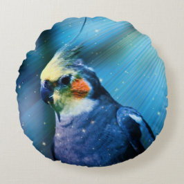 Cockatiel Rond Kussen