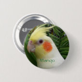Cockatiel Ronde Button 5,7 Cm (Voorkant /achterkant)