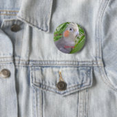 Cockatiel Ronde Button 5,7 Cm (In situ)
