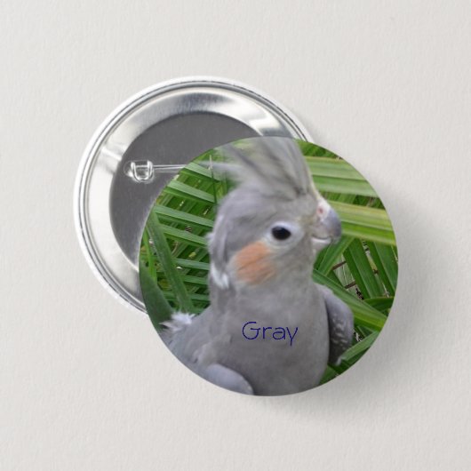 Cockatiel Ronde Button 5,7 Cm (Voorkant /achterkant)