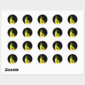 Cockatiel Ronde Sticker (Vel)