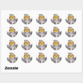 Cockatiel Ronde Sticker (Vel)
