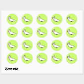 Cockatiel Ronde Sticker (Vel)