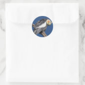 Cockatiel Ronde Sticker (Tas)