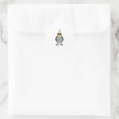 Cockatiel Ronde Sticker (Tas)