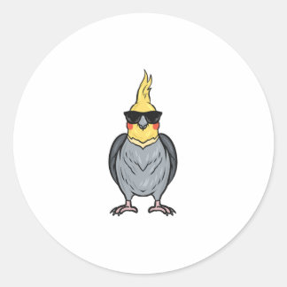 Cockatiel Ronde Sticker