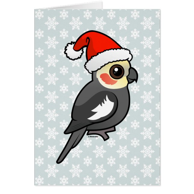 Cockatiel Santa (Voorkant)