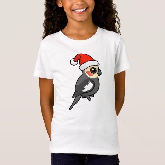 Cockatiel Santa T-shirt (Voorkant)