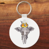 Cockatiel Sleutelhanger (Voorkant)