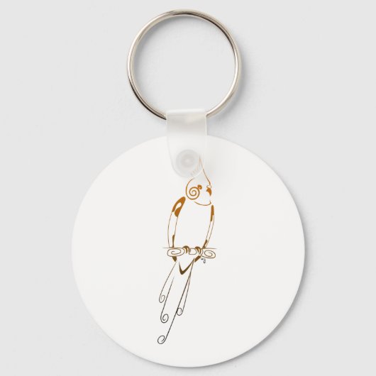 Cockatiel Sleutelhanger (Voorkant)