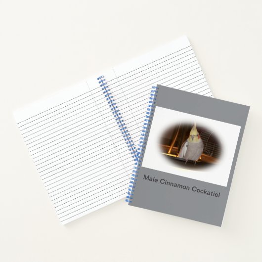 Cockatiel Spiral Notitieboek (Binnen)