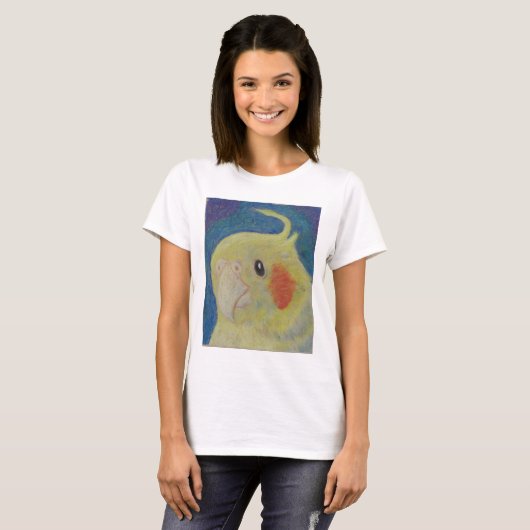 Cockatiel T shirt (Voorkant volledig)