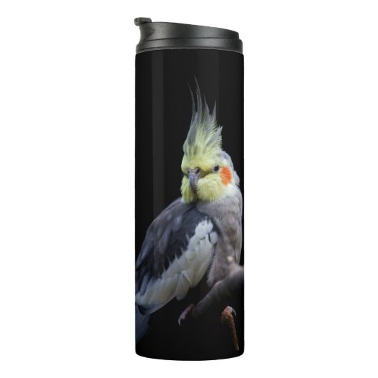 Cockatiel Thermal Tumbler Thermosbeker (Geroteerd rechts)