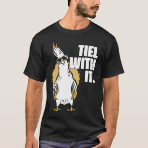 Cockatiel Tiel met een zonnebril voor Pa T-shirt