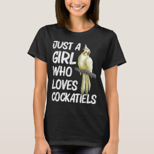 Cockatiel voor meisjes - eigenaar van Kinder vogel T-shirt