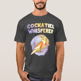 Cockatiel Whisperer Cockatiels Vogelliefhebber gra T-shirt