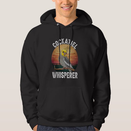 Cockatiel Whisperer Funny Schattige Parrot Lover M Hoodie (Voorkant)