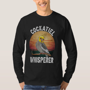 Cockatiel Whisperer Funny Schattige Parrot Lover M T-shirt