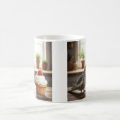 Cockatiel with a strawberry Cupcake Pet Bird Lover Koffiemok (Center)