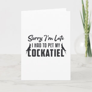 Cockatieleigenaren die ik moest pakken kaart