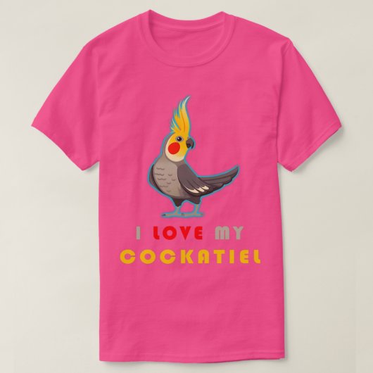 CockatielFunny Cute Idea voor vogels Lover T-shirt (Design voorkant)
