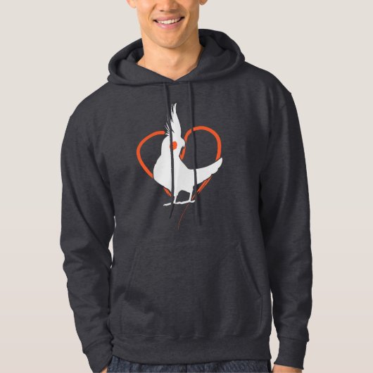 cockatielliefde hoodie (Voorkant)