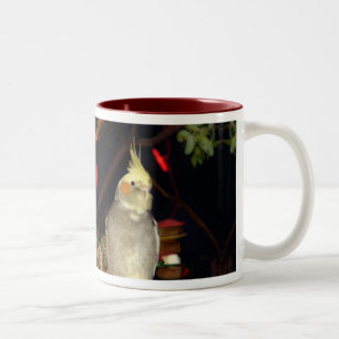 CockatielMok - Gepersonaliseerd Tweekleurige Koffiemok