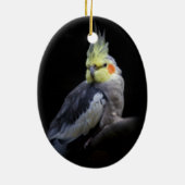 CockatielOrnament Keramisch Ornament (Achterkant)