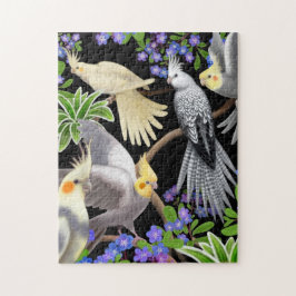 Cockatielparrots vergeten Mutten Puzzle Legpuzzel