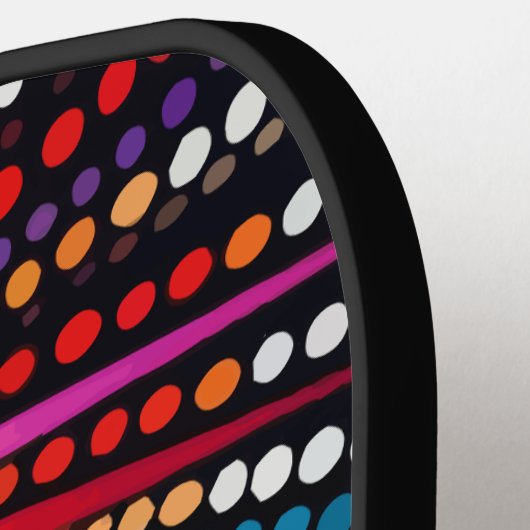 Cockatiels - Aboriginal stijl - Pickleball Paddle (Links Detail)