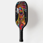 Cockatiels - Aboriginal stijl - Pickleball Paddle (Links)