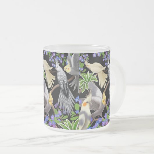 Cockatiels en vergeet de Mok van Nots (Voorkant rechts)