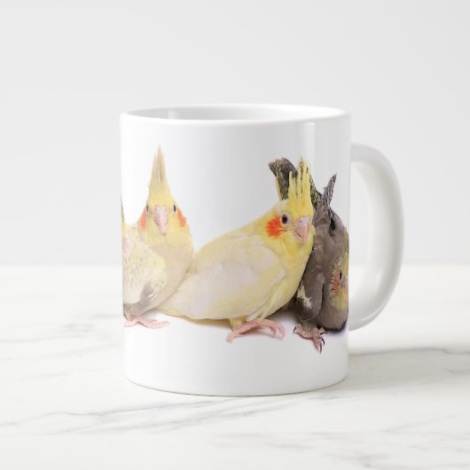 Cockatiels Grote Koffiekop (Voorkant rechts)