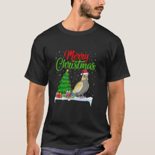 Cockatiels Kerstboom Lights Funny Xmas Cockat T-shirt