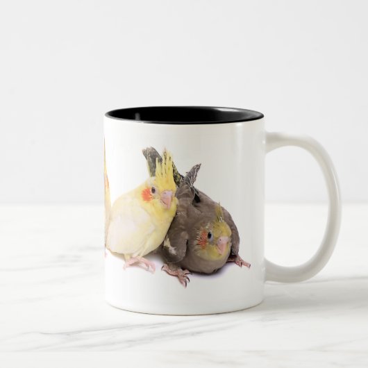 Cockatiels Tweekleurige Koffiemok (Rechts)