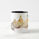 Cockatiels Tweekleurige Koffiemok (Center)