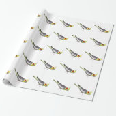 Cockatielwrapppapier Cadeaupapier (Uitgerold)