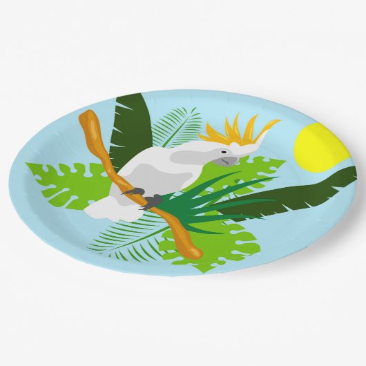 Cockato 3 papieren bordje (Gekanteld)