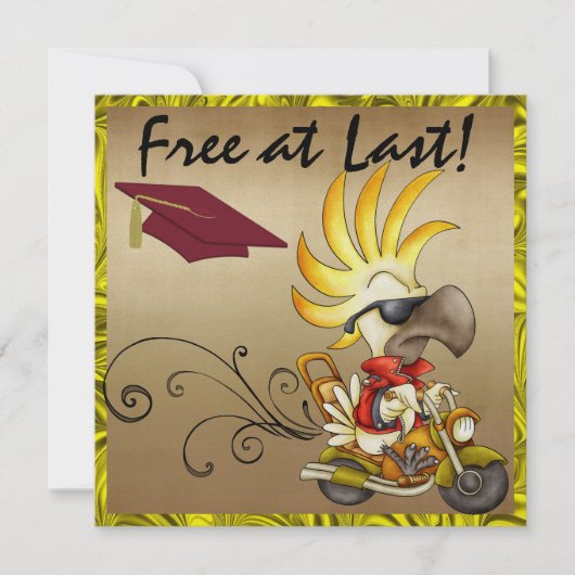 Cockato Afstuderen Biker - SRF Kaart (Voorkant)