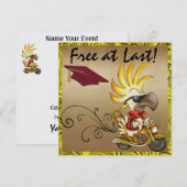 Cockato Afstuderen Biker - SRF Kaart (Voorkant / Achterkant)