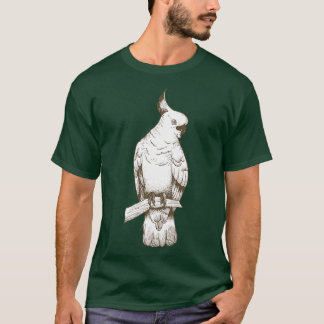 Cockato Beauful White Parrot T-shirt