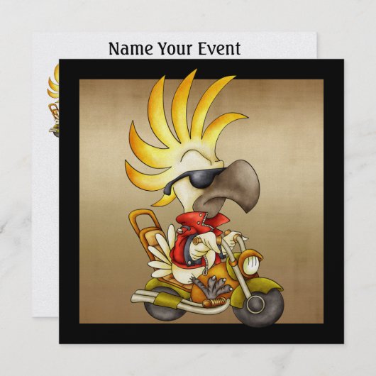 Cockato Biker - SRF Kaart (Voorkant / Achterkant)